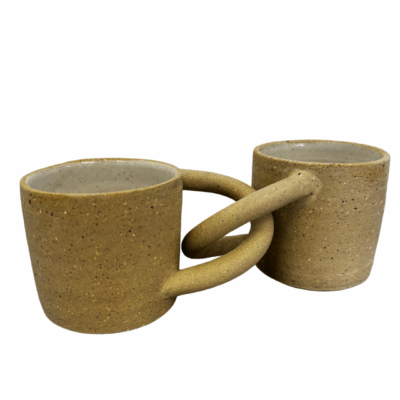 Kaomoji Ceramics- Double looped mugs