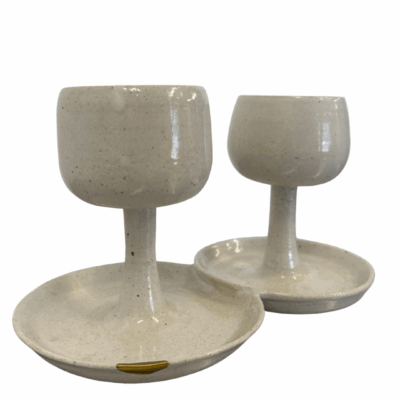 Kaomoji Ceramics- Double wine glasses
